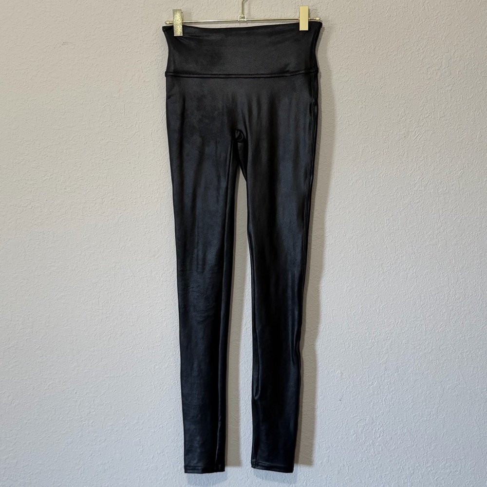 SPANX Faux Leather Leggings - XS